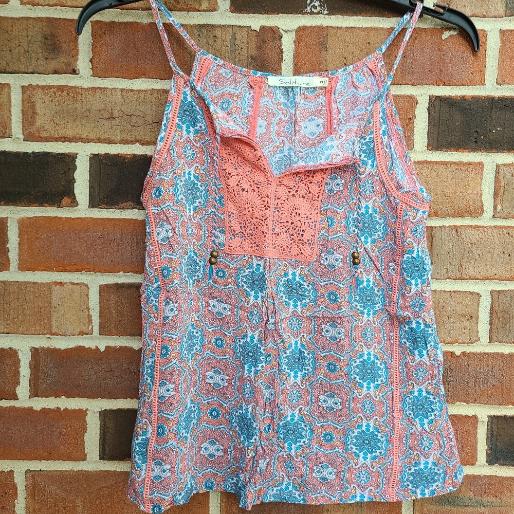 Solitaire Boho Tank Top